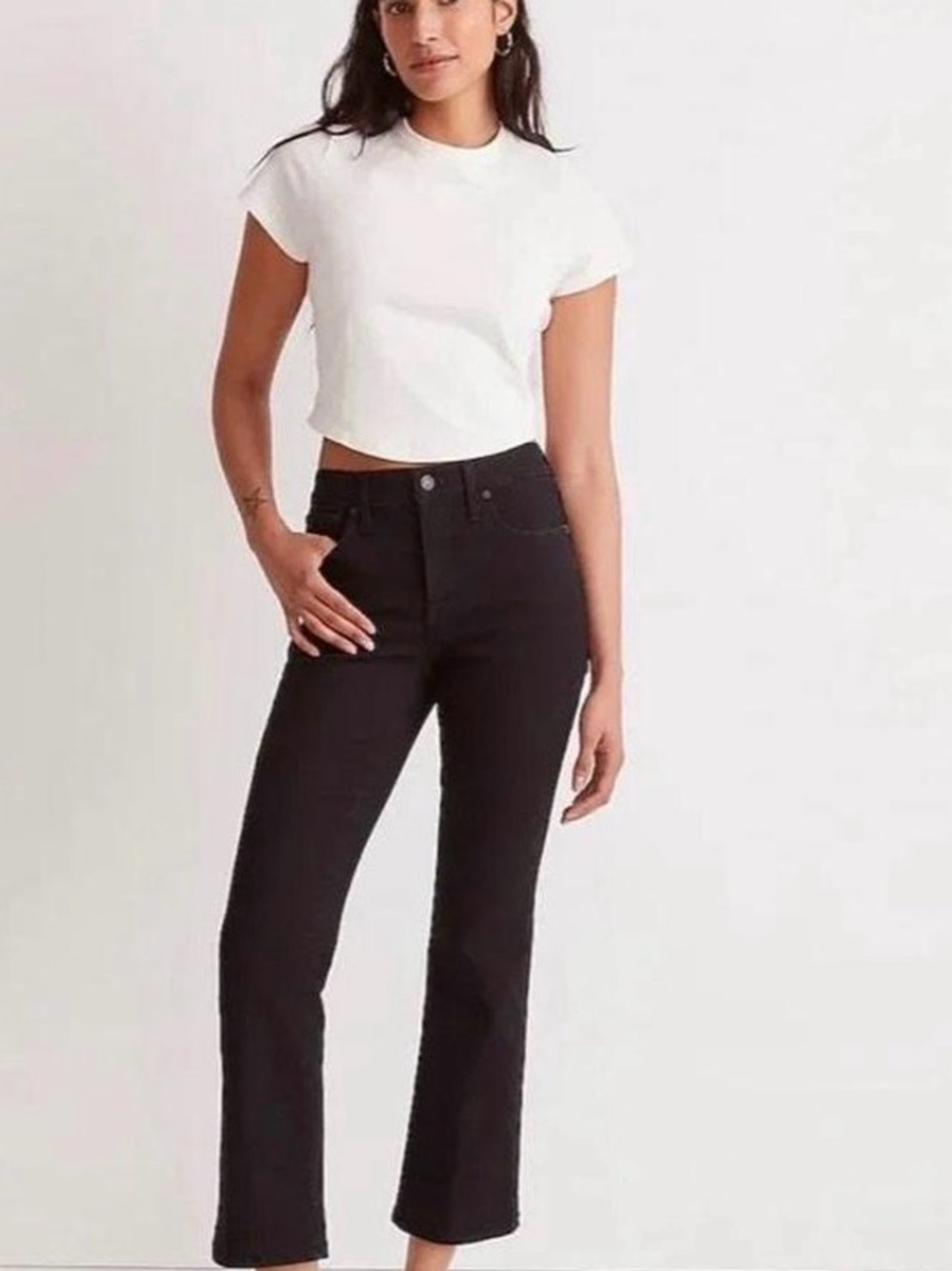 Madewell Black Bootcut Jeans